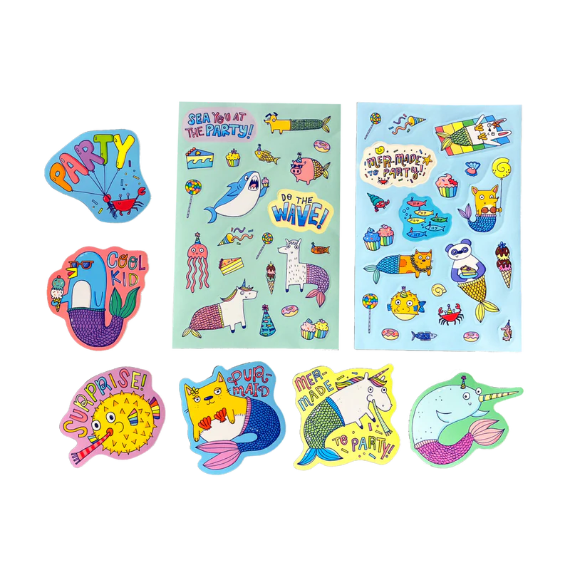 Ooly Stickiville Mer-Made to Party Scented Stickers - Image 3