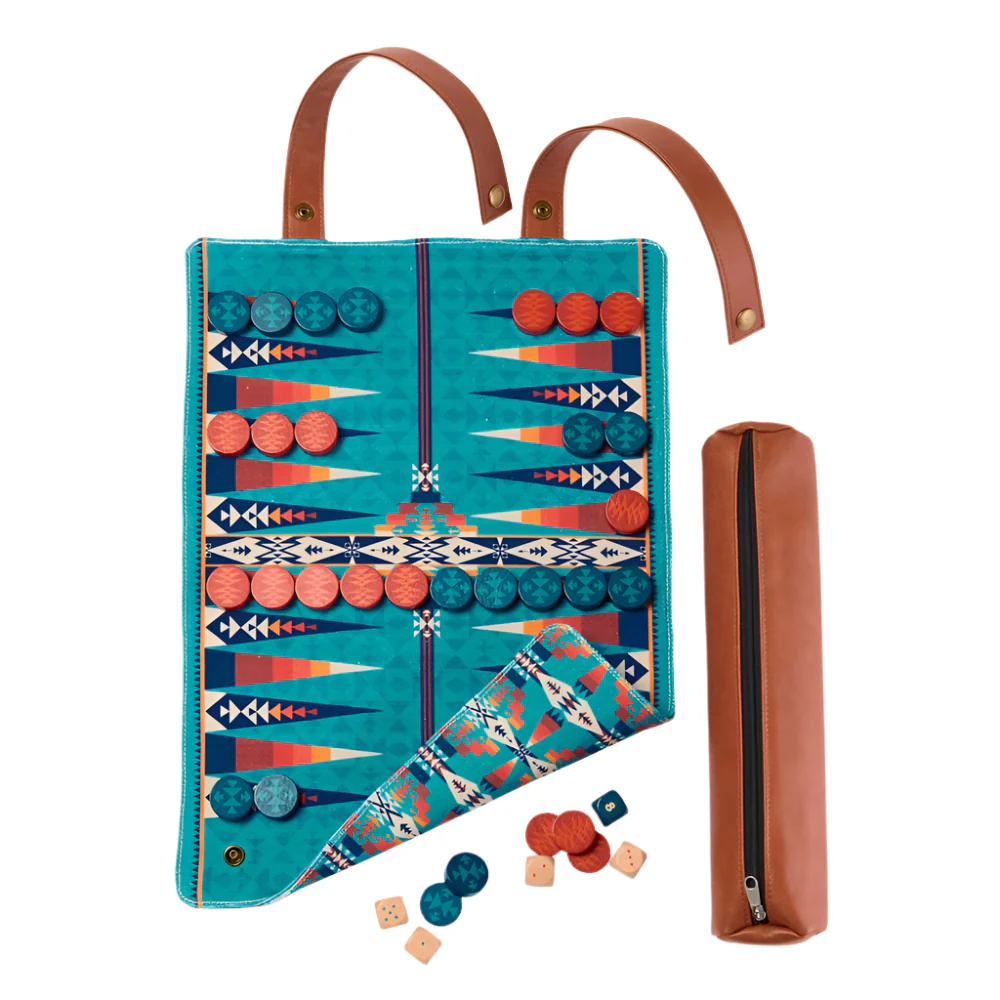 Pendleton Travel Ready Backgammon - Roll Up Game - Image 2