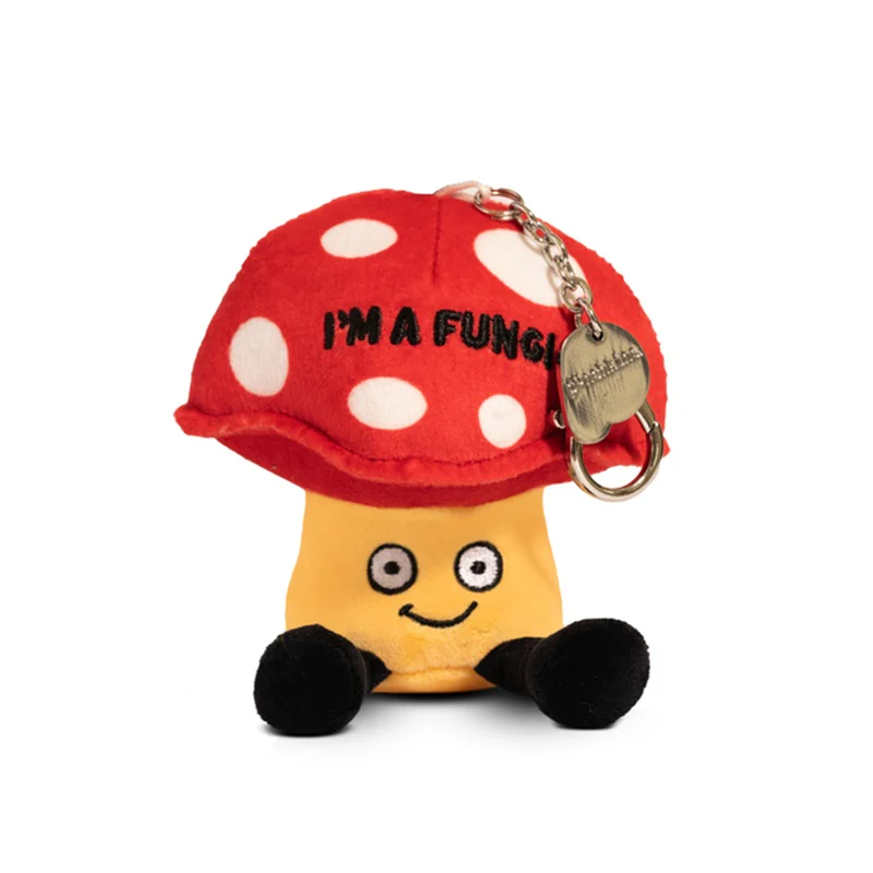 Punchkins "I'm a Fungi" Mushroom Plush Bag Charm