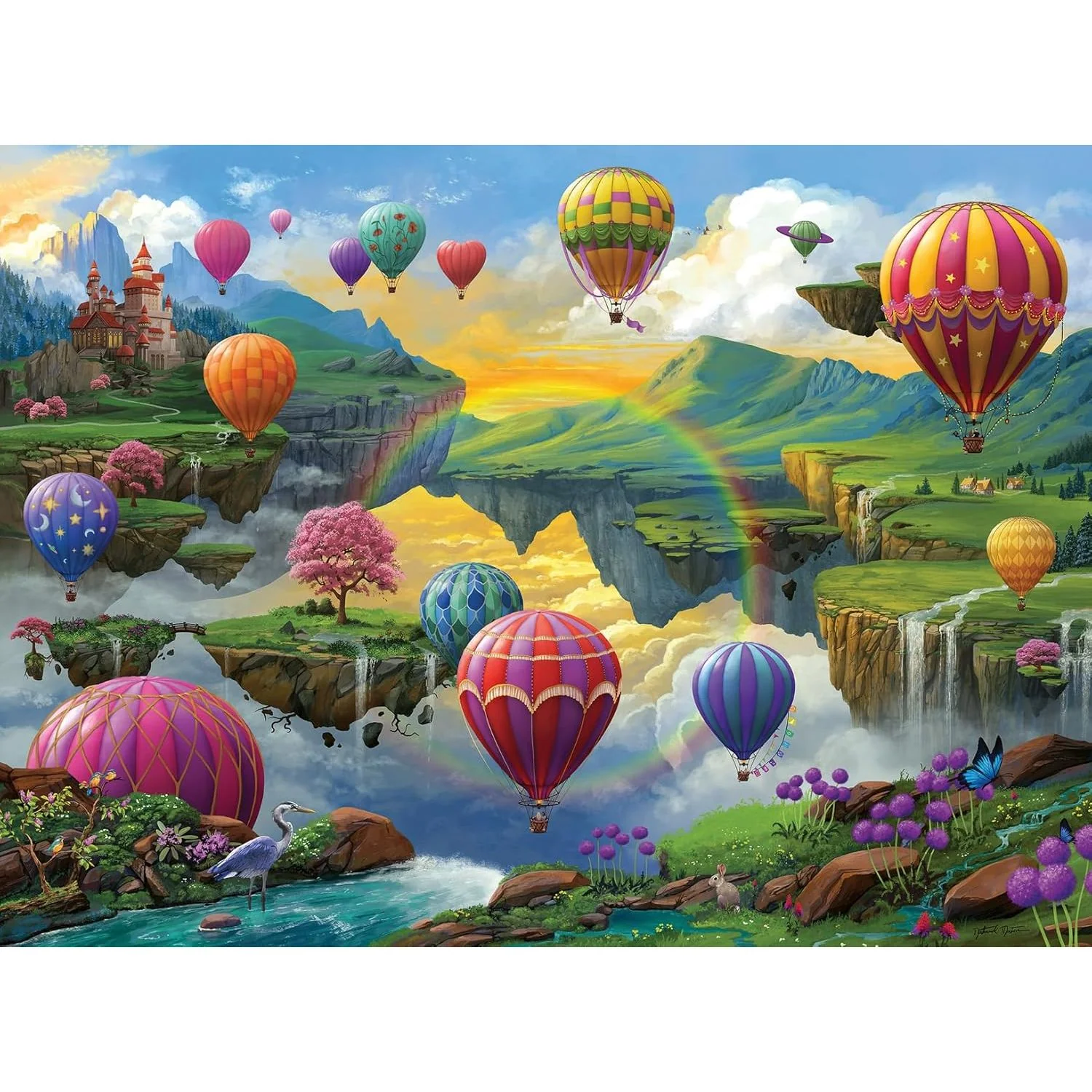 Ravensburger Air Balloon Valley 500 Piece Puzzle - Image 2