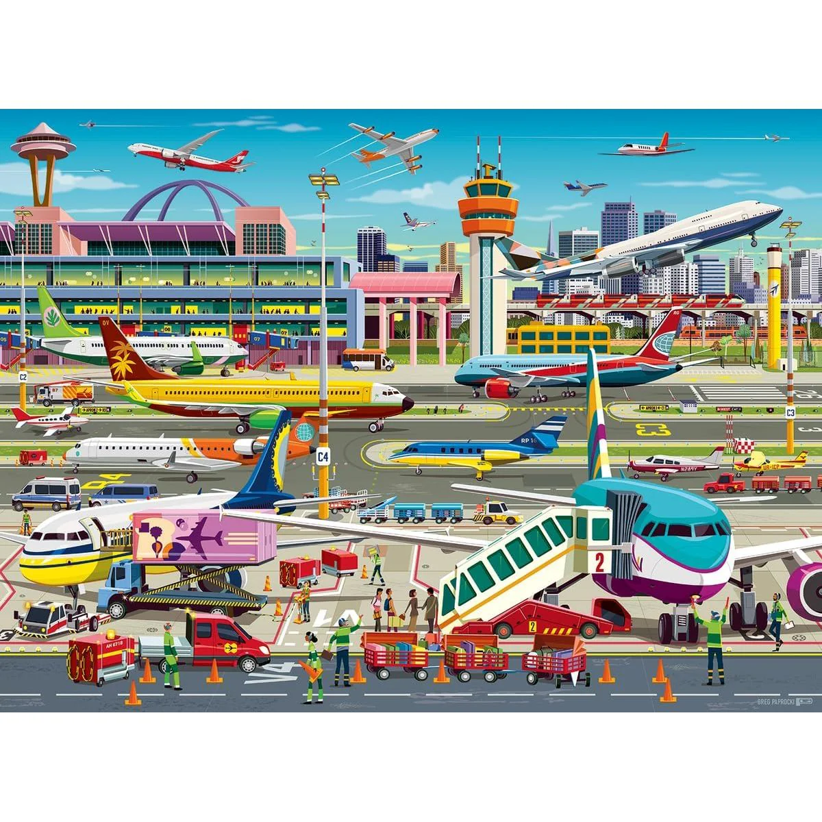 Ravensburger Airport Central 150 Piece Puzzle - Image 2