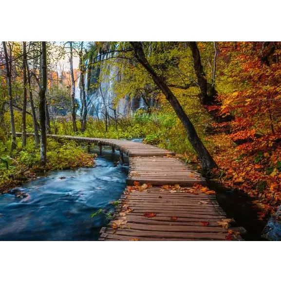 Ravensburger Beautiful Walkways: Autumnal Wood Trail 1000 Piece Puzzle - Image 2