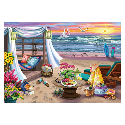 Ravensburger Cabana Retreat 500 Piece Puzzle - Image 2