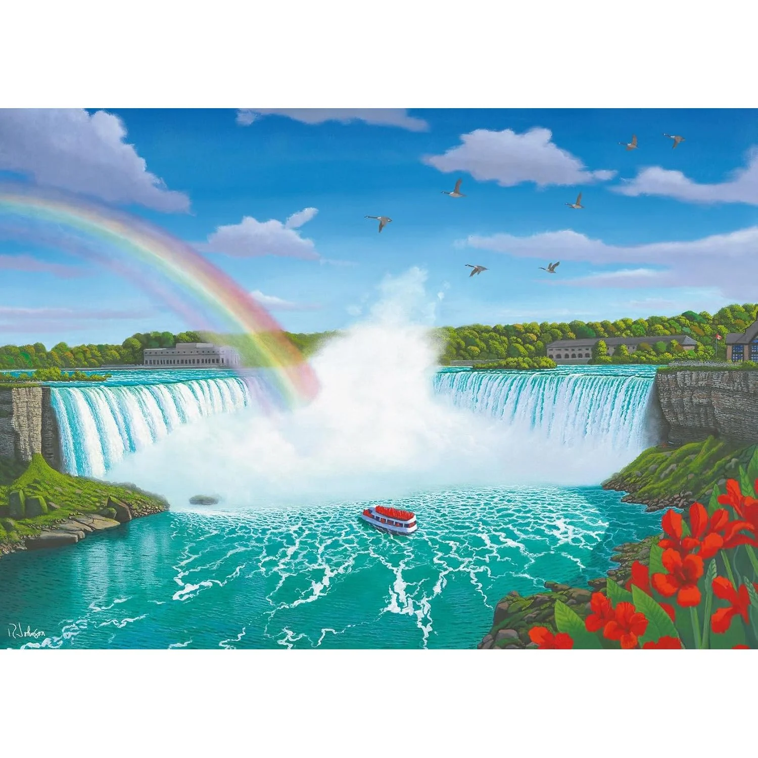 Ravensburger Canadian Collection Niagara Falls 1000 Piece Puzzle - Image 2