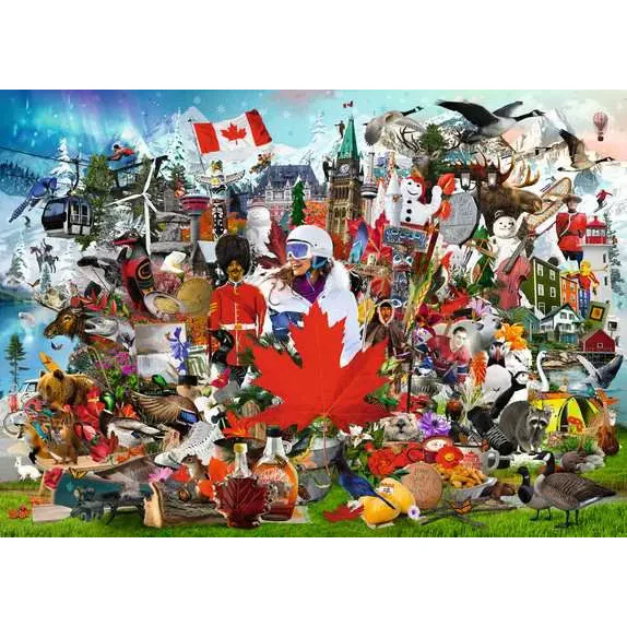 Ravensburger Canadian Collection Oh Canada! 1000 Piece Puzzle - Image 2