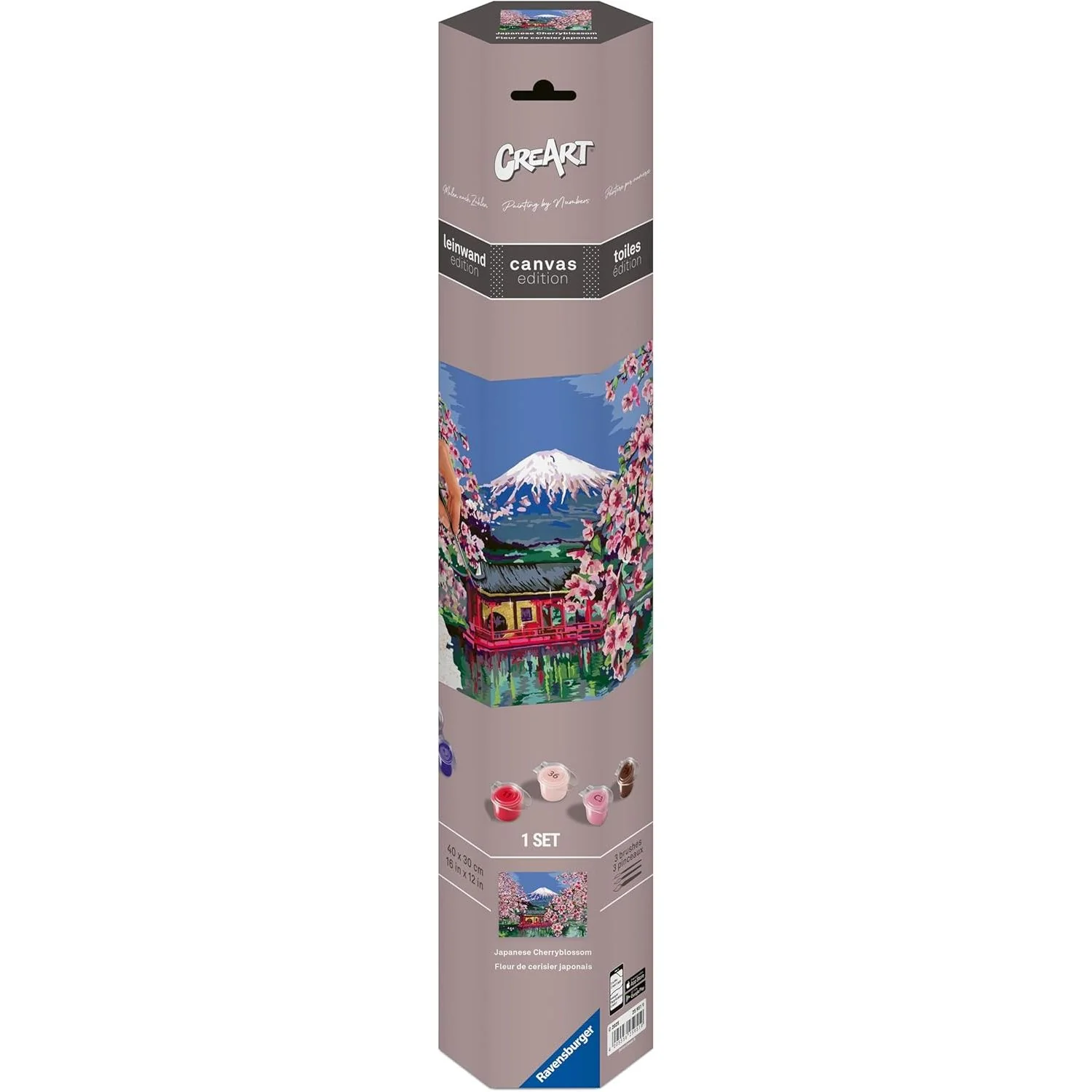 Ravensburger CreArt Canvas Edition: Japanese Cherry Blossom