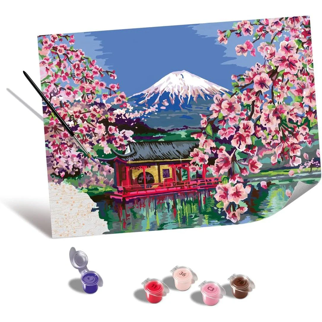 Ravensburger CreArt Canvas Edition: Japanese Cherry Blossom - Image 2