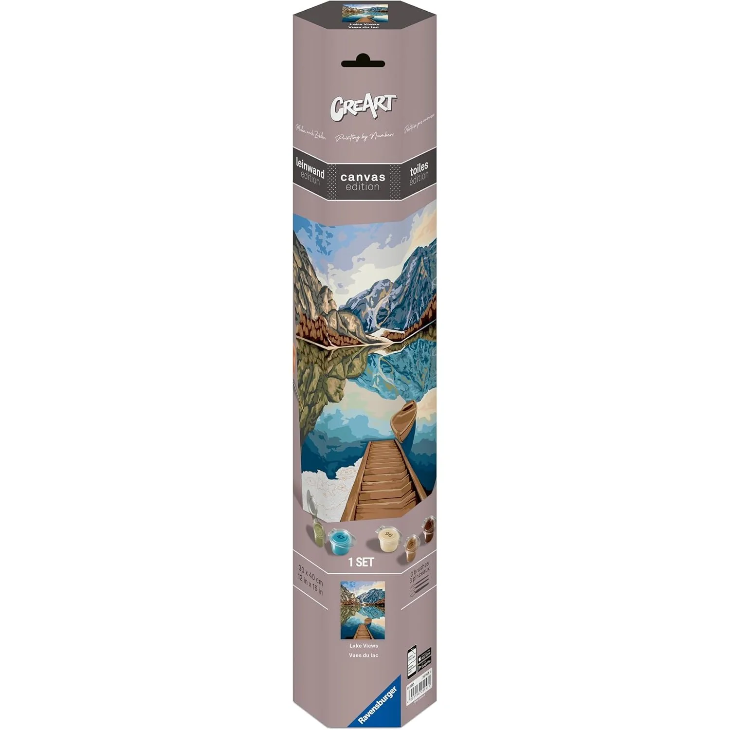 Ravensburger CreArt Canvas Edition: Lake Views