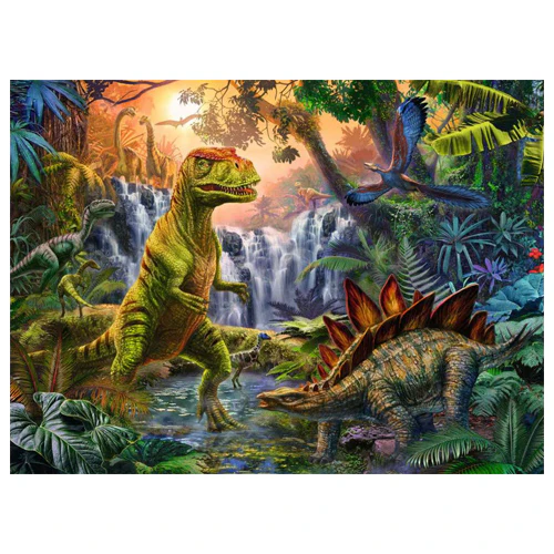 Ravensburger Dinosaur Oasis 100 Piece Puzzle - Image 2