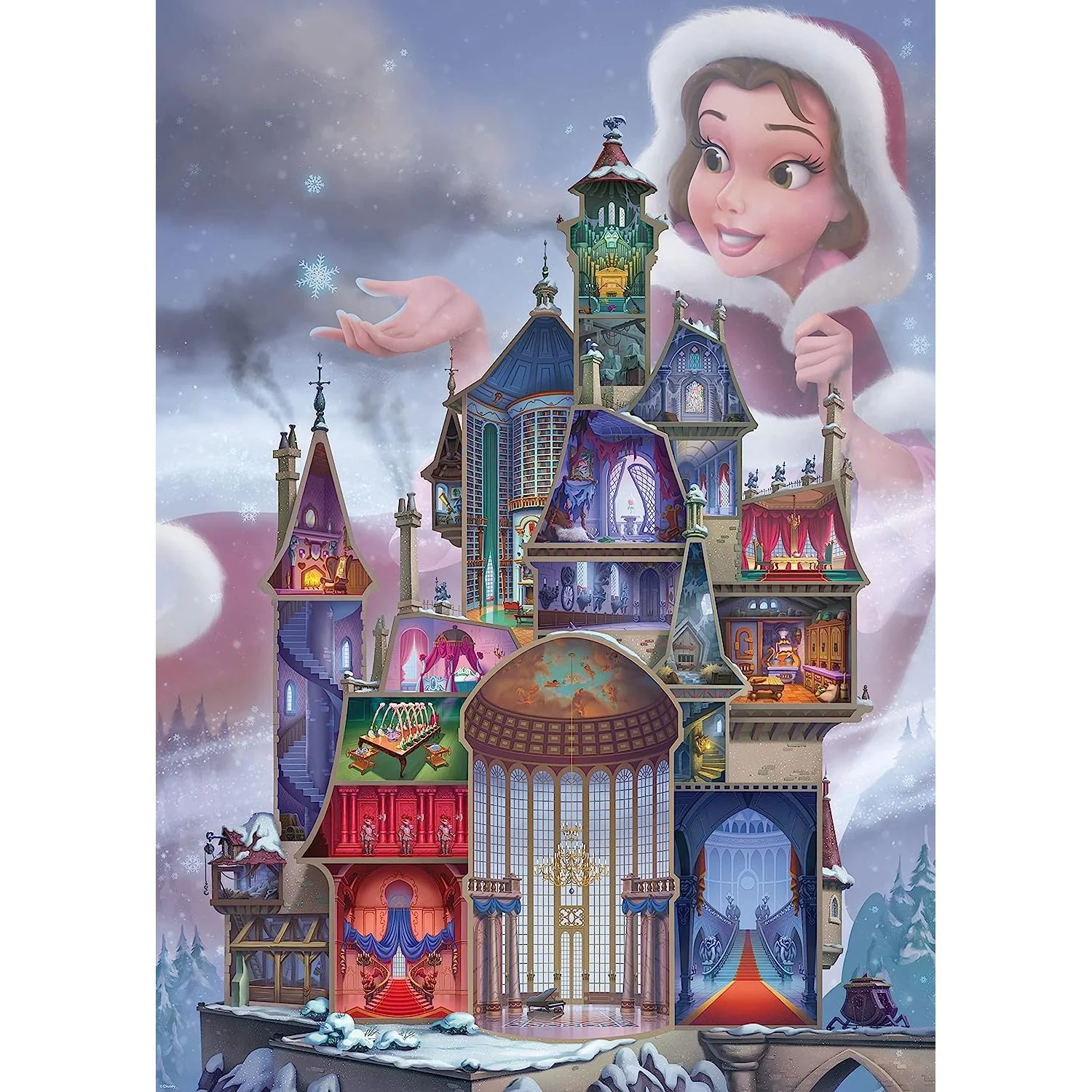 Ravensburger Disney Castles Belle 1000 Piece Puzzle - Image 2