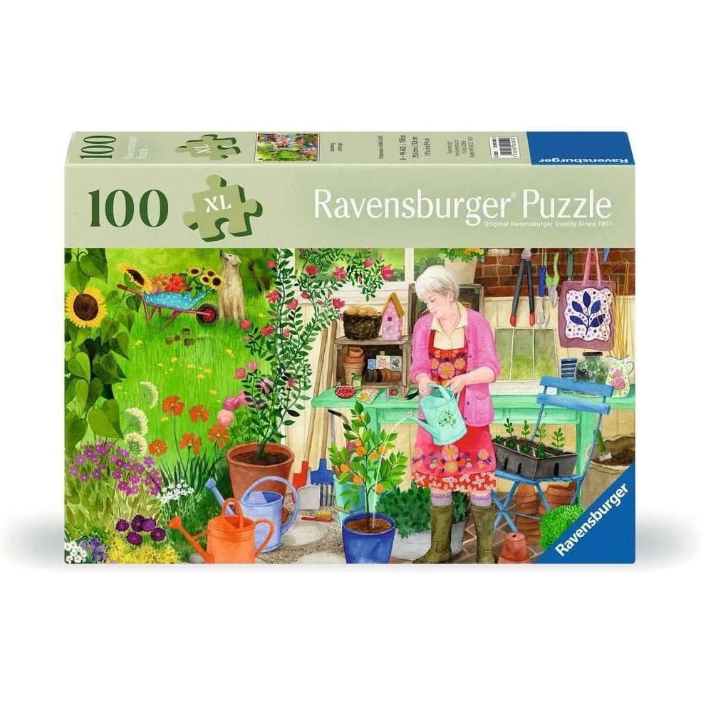 Ravensburger Feel Well & Puzzle: Gardening 100 Piece Puzzle