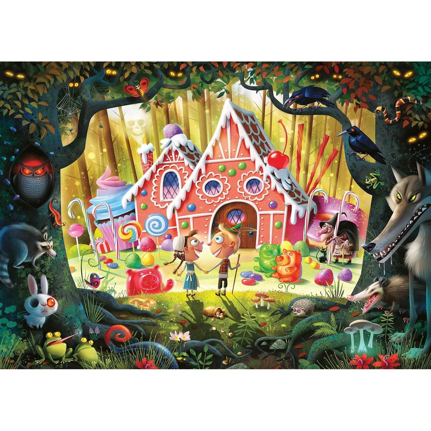 Ravensburger Hansel and Gretel Beware! 1000 Piece Puzzle - Image 2