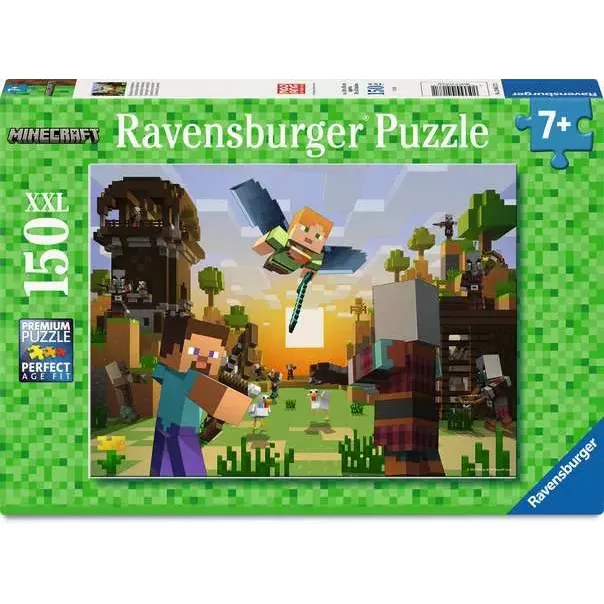 Ravensburger Minecraft Construction And Adventure 150 Piece Puzzle