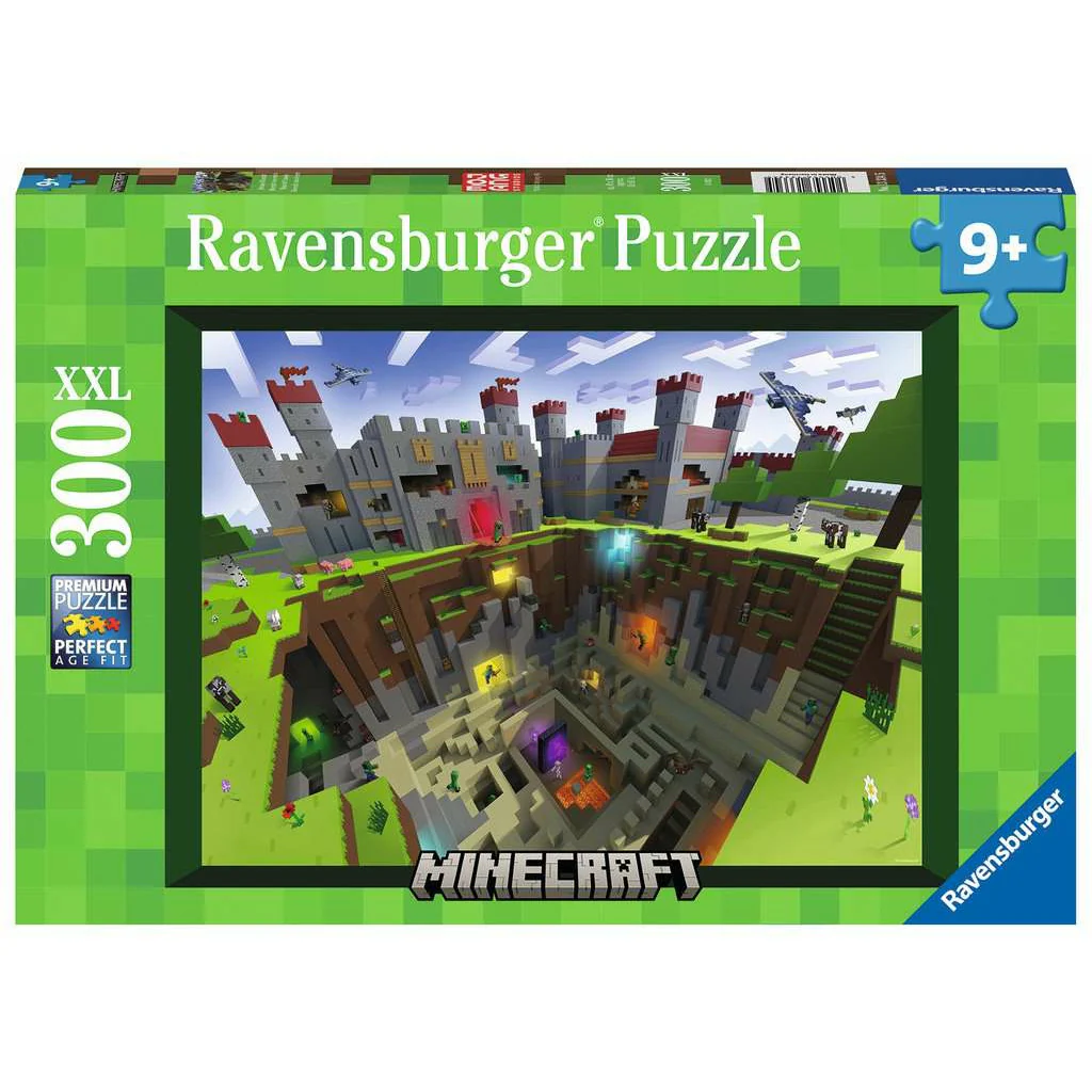 Ravensburger Minecraft Cutaway 300 Piece Puzzle
