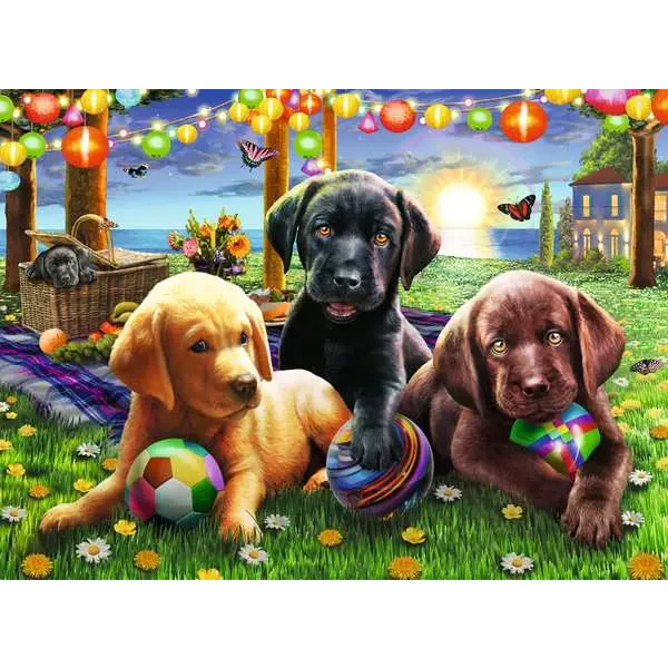 Ravensburger Puppy Picnic 100 Piece Puzzle - Image 2