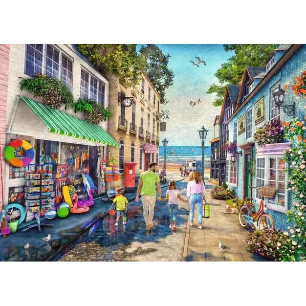 Ravensburger Down the Lane Number 3: Seaview 1000 Piece Puzzle - Image 2