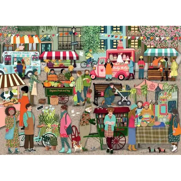 Ravensburger Street Market 1000 Piece Puzzle - Image 2