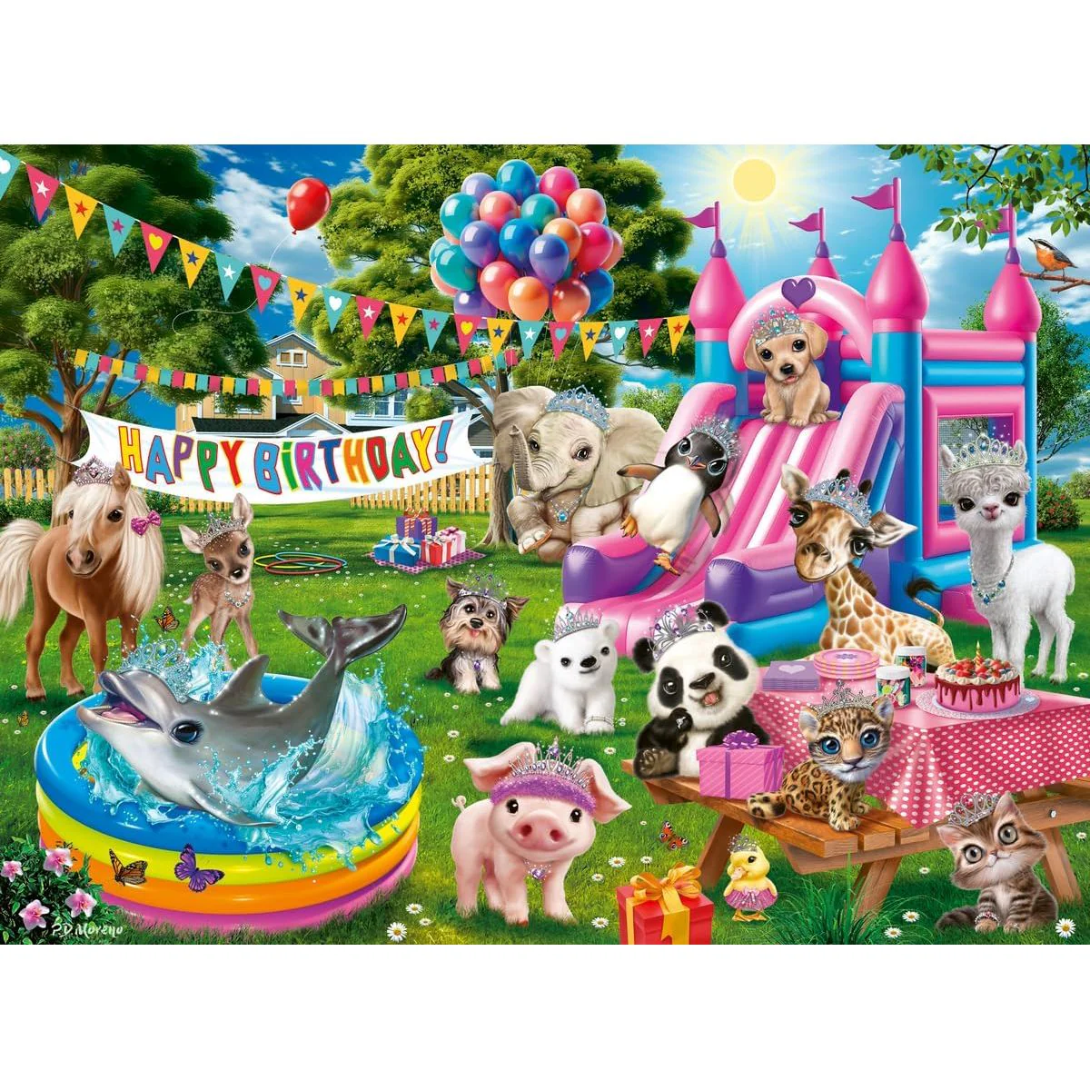 Ravensburger Tiara Birthday Party 100 Piece Puzzle - Image 2