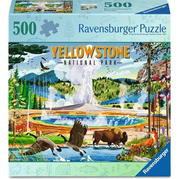 Ravensburger Yellowstone National Park 500 Piece Puzzle