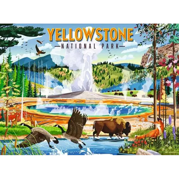 Ravensburger Yellowstone National Park 500 Piece Puzzle - Image 2