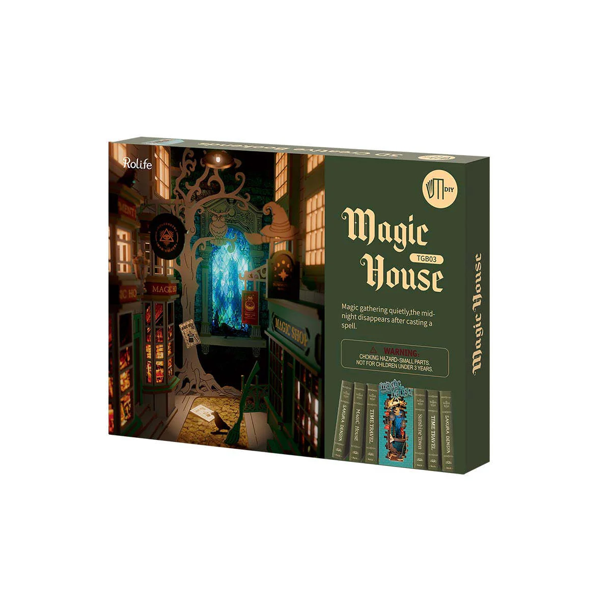 Rolife Book Nook & Wonderland Magic House