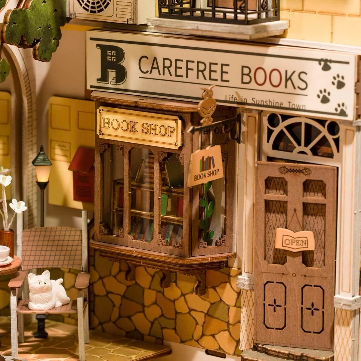 Rolife Book Nook & Wonderland Sunshine Town - Image 2