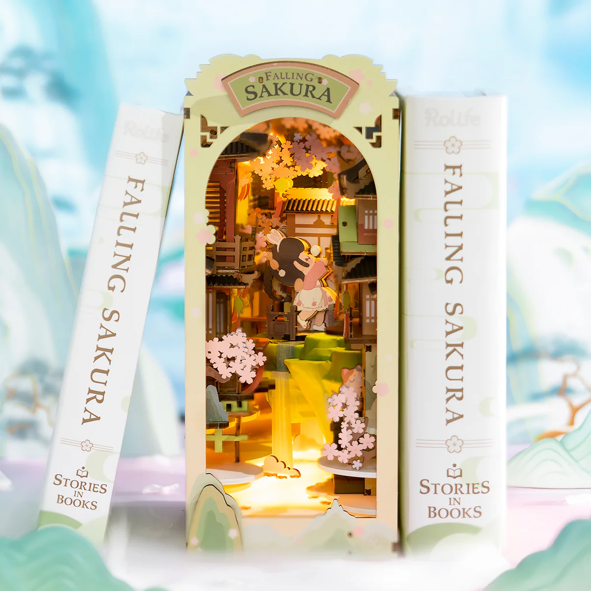 Rolife DIY Book Nook & Wonderland Falling Sakura - Image 5