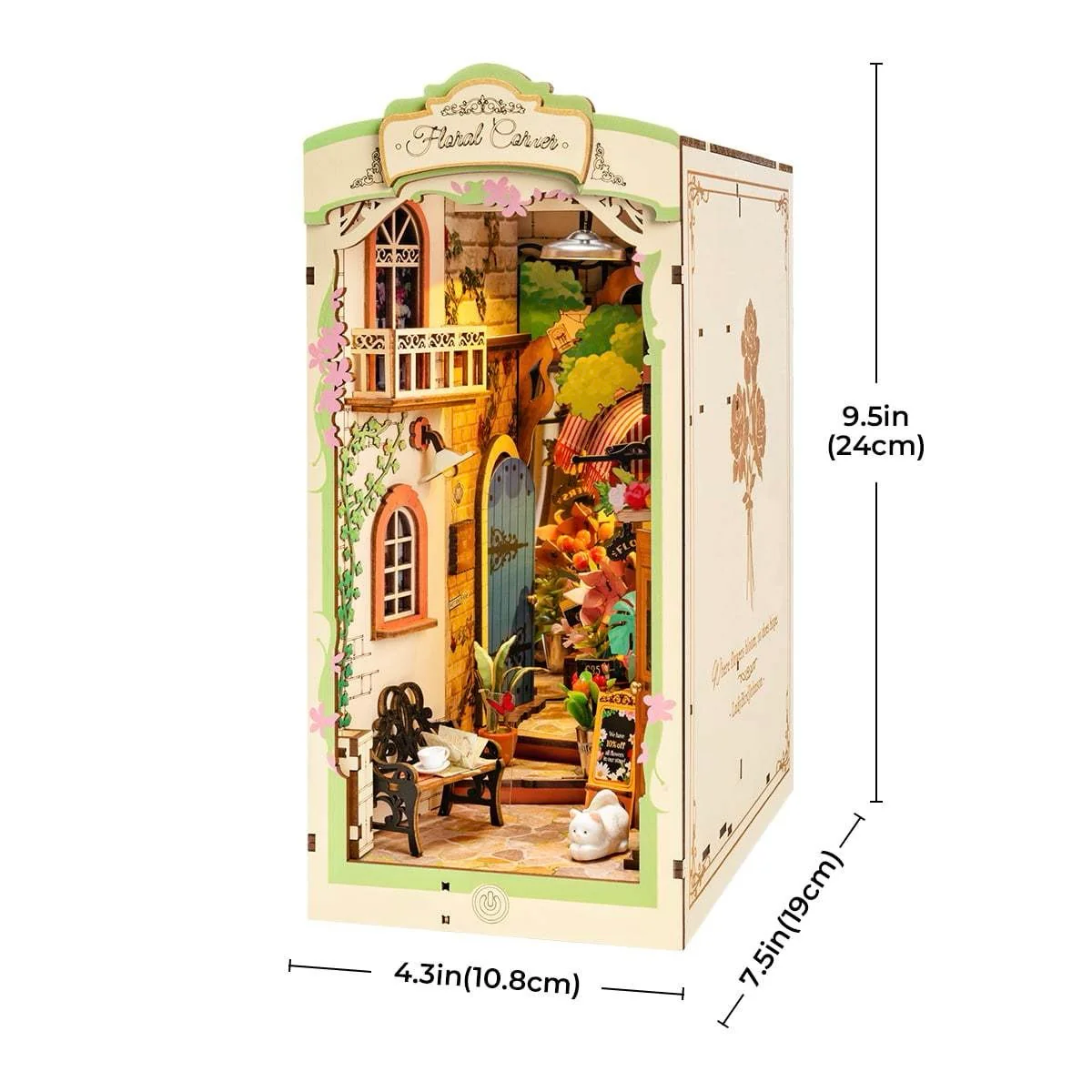 Rolife DIY Book Nook & Wonderland Floral Corner - Image 2