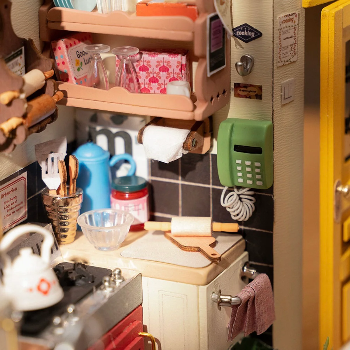 Rolife DIY Miniature House Cozy Kitchen - Image 4