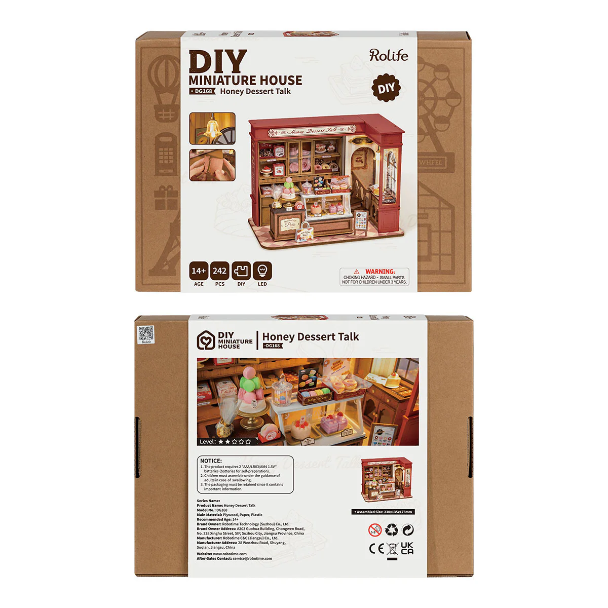 Rolife DIY Miniature House Honey Dessert Talk