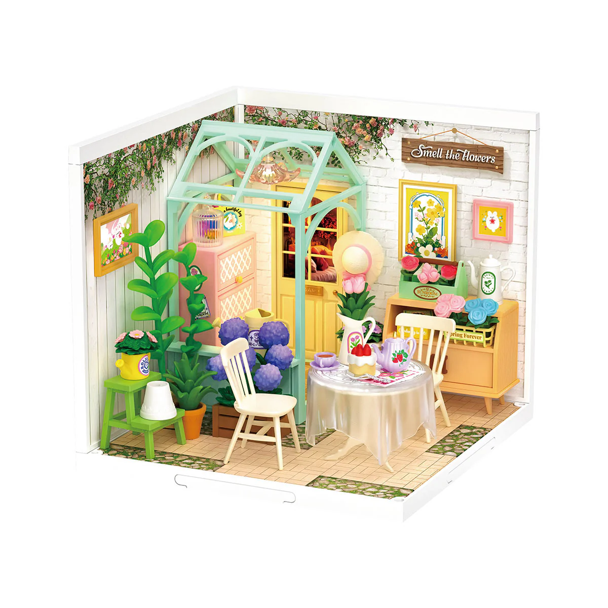 Rolife Super Creator DIY Blooming Tea Garden - Image 2