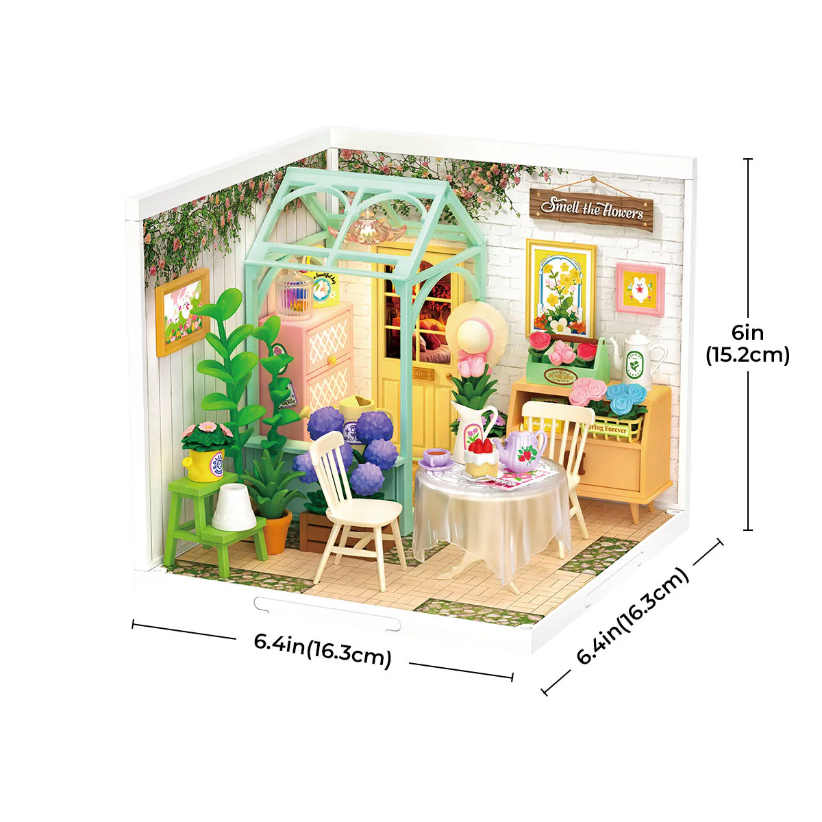 Rolife Super Creator DIY Blooming Tea Garden - Image 3