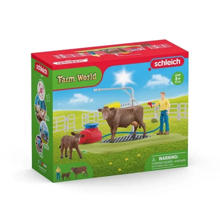 Schleich Farm World Happy Cow Wash 42529