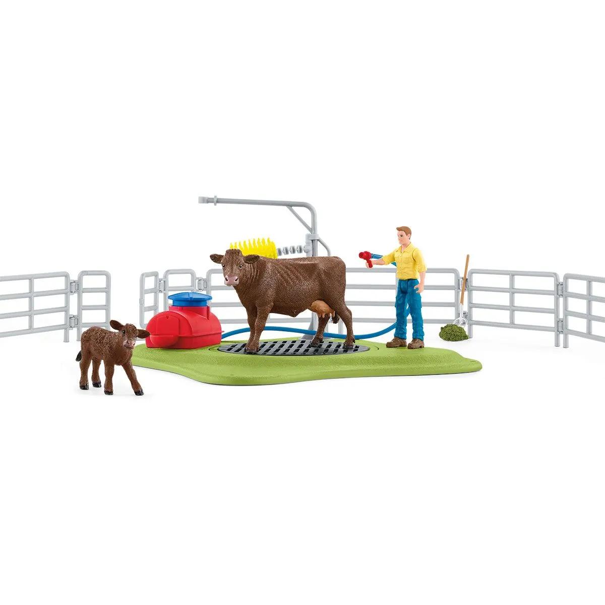 Schleich Farm World Happy Cow Wash 42529 - Image 2