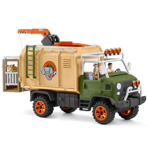 Schleich Wild Life Animal Rescue Large Truck 42475 - Image 2
