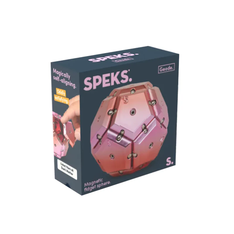 Speks - Geode Chrome Magnetic Fidget Sphere - Image 6