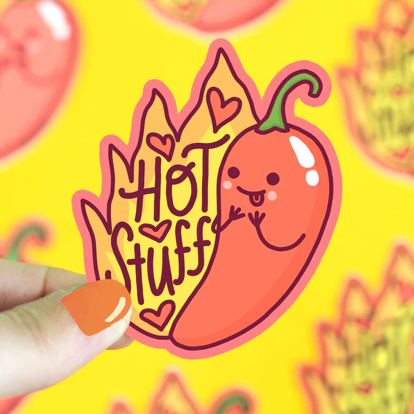 Turtle's Soup Hot Stuff Vinyl Sticker