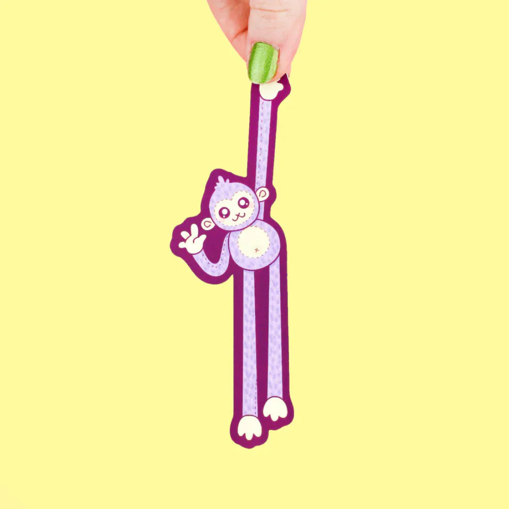 Turtle's Soup Monkey Plushie Bookmark