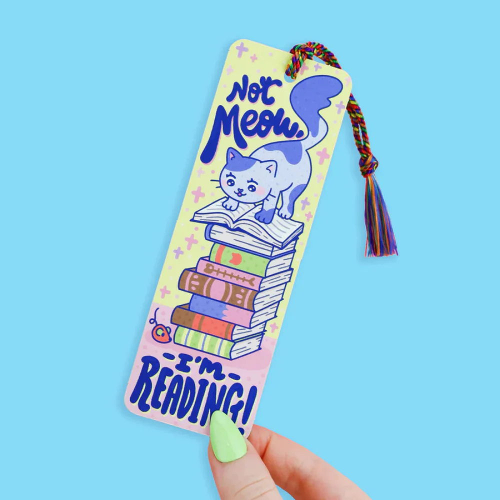 Turtle's Soup Not Meow I'm Reading Bookmark