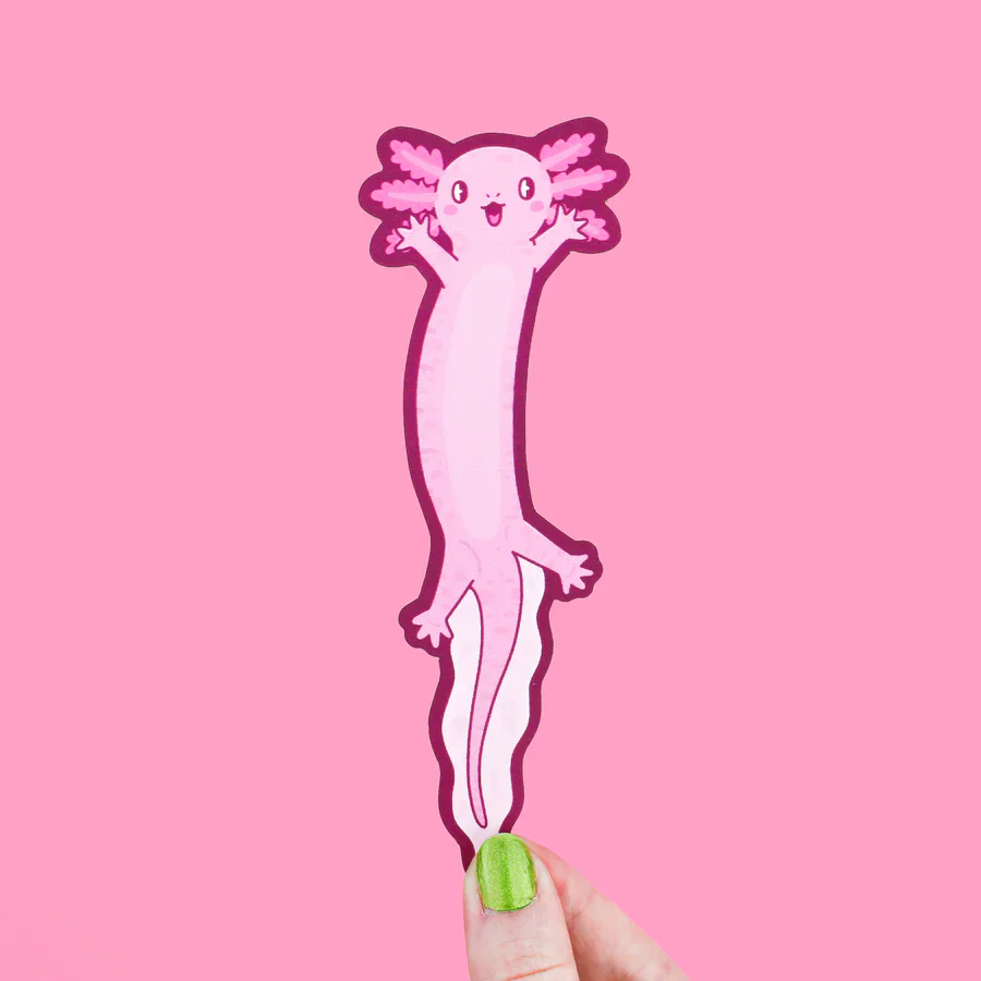Turtle's Soup Wiggly Axolotl Bookmark