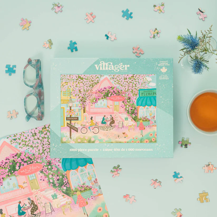 Villager Puzzles City In Bloom 1000 Piece Puzzle - Image 3