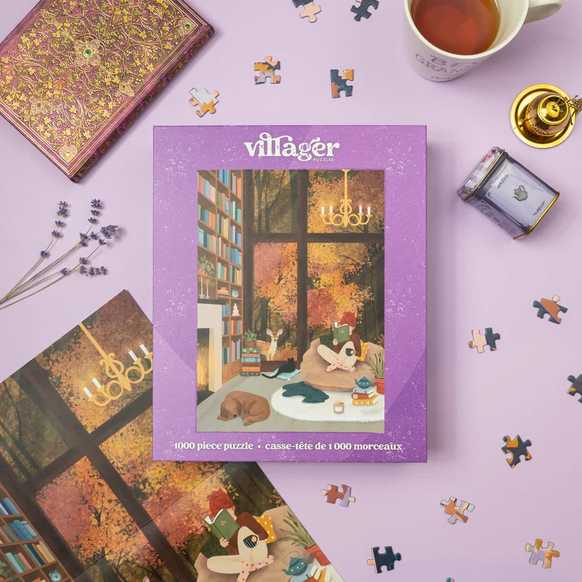 Villager Puzzles Dream Library 1000 Piece Puzzle - Image 3