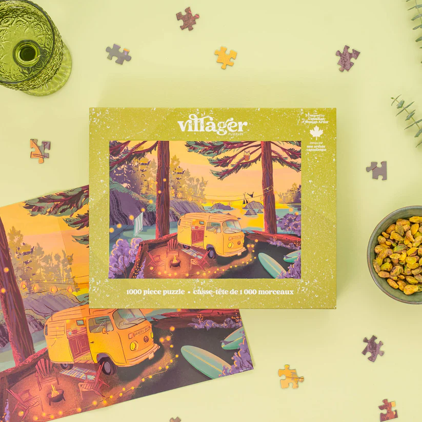 Villager Puzzles Twilight Campsite 1000 Piece Puzzle - Image 3
