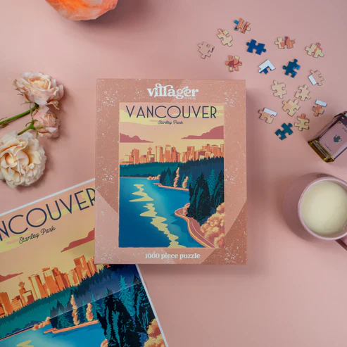Villager Puzzles Vancouver Sunset 1000 Piece Puzzle - Image 3